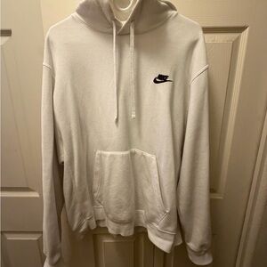 Nike White Hoodie Sweatshirt